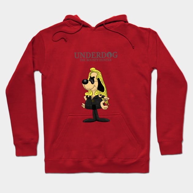 Underdog the Bounty Hunter Hoodie by AndrewKennethArt